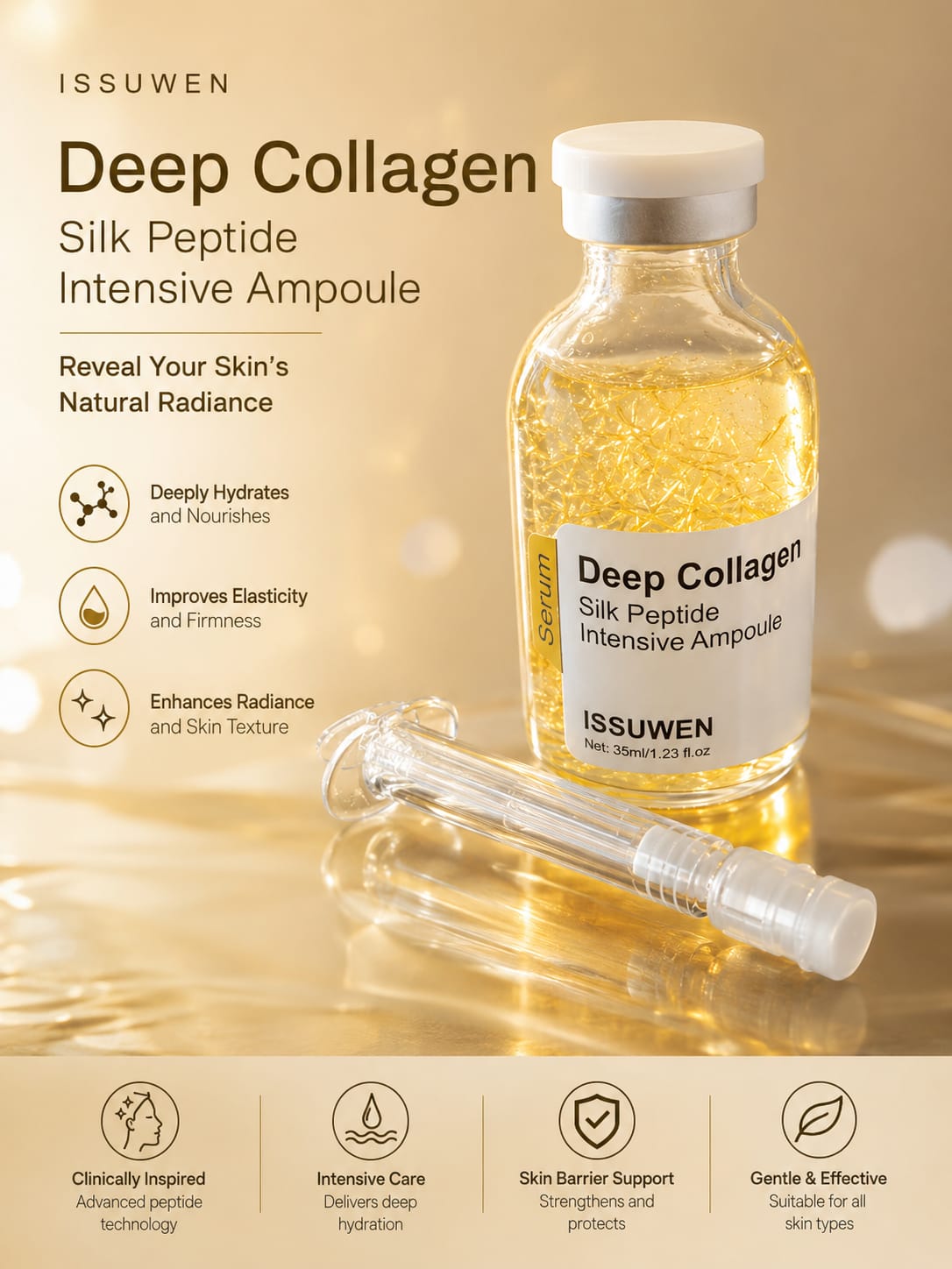 Deep collagen silk peptide